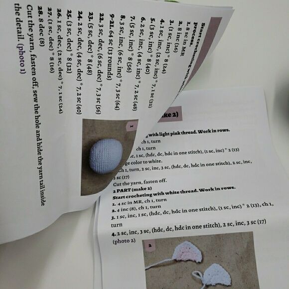 Christmas Cats Crochet Kit Holiday Animal Plush Gnome Hats Acrylic Yarn Medium - Picture 15 of 16